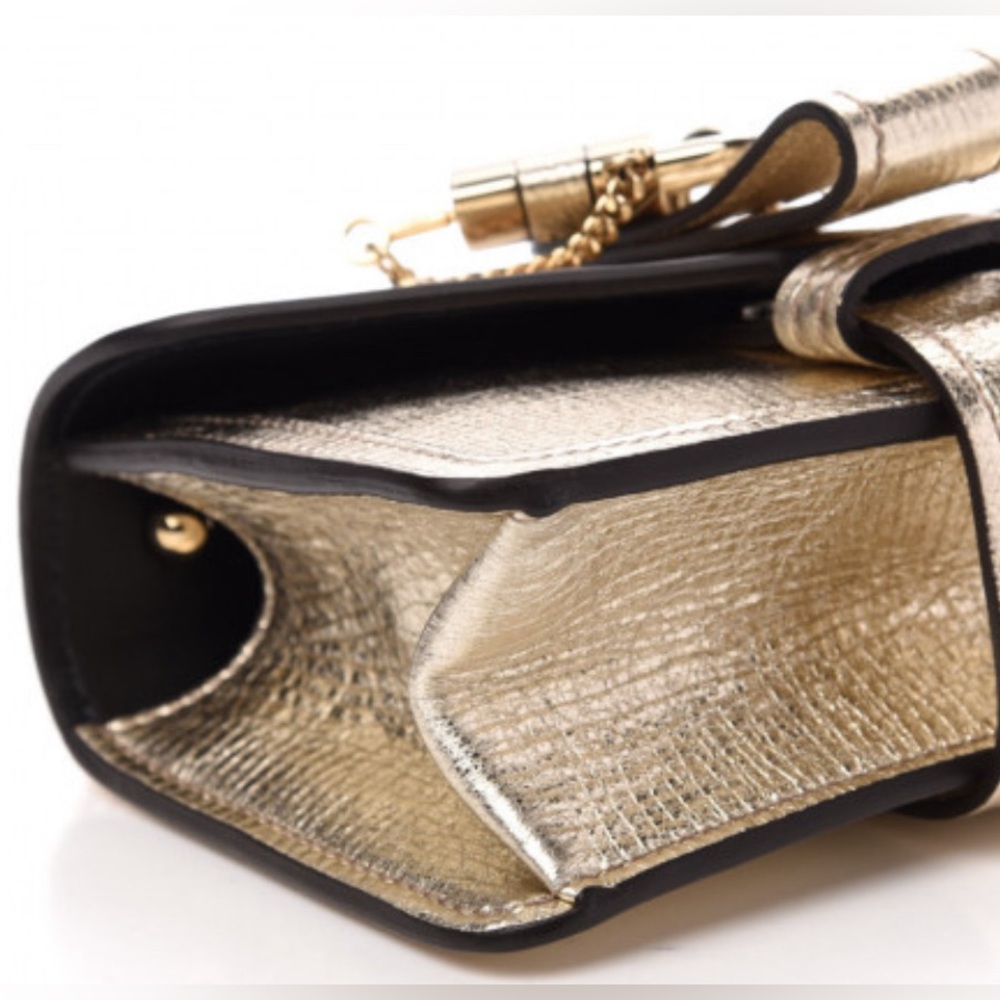 Chloe Aby Mini Crossbody Handbag Gold - Picture 6 of 13
